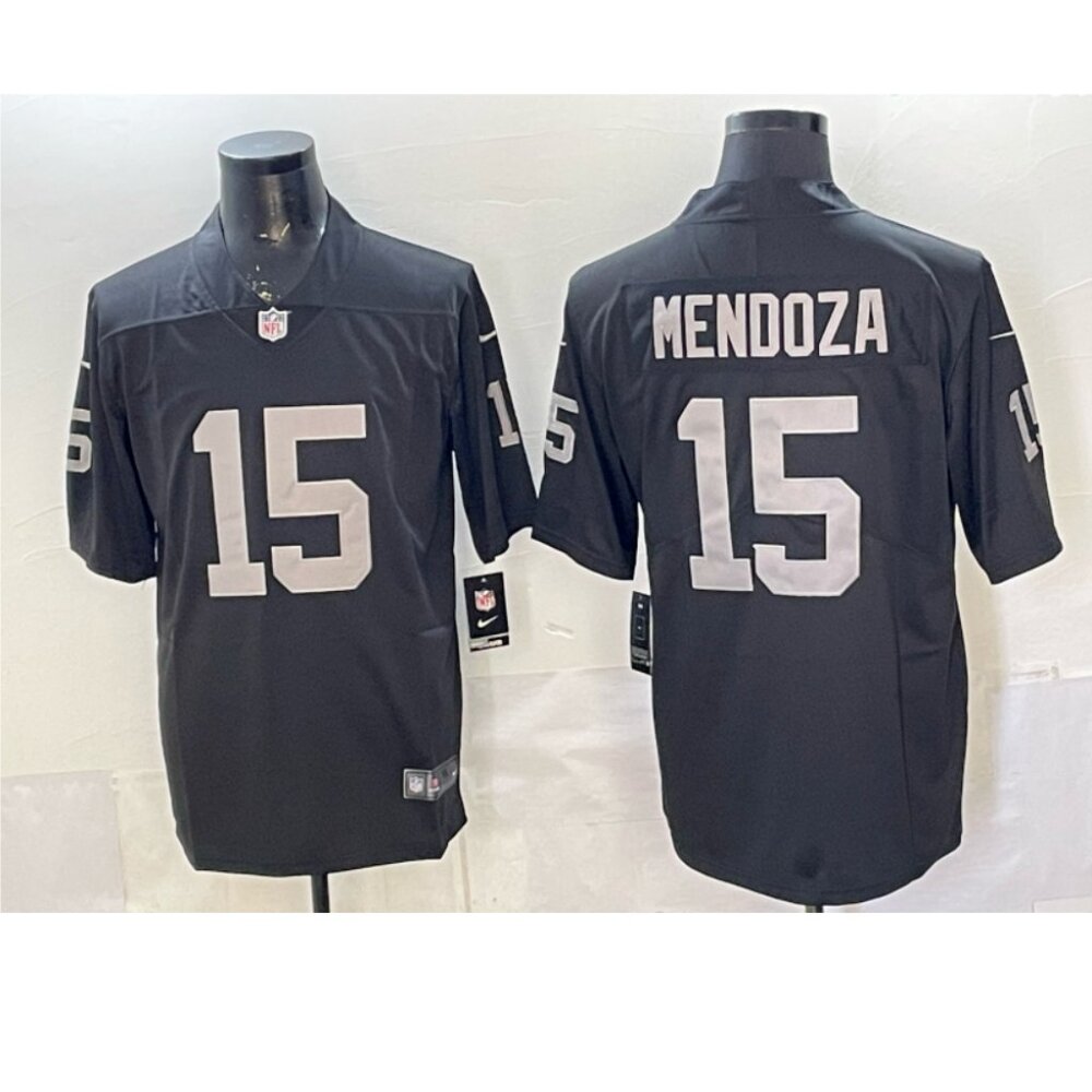 Can Select Mens Youths  Fernando Mendoza Black Jersey Stitched Vapor